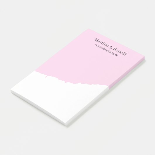 Post-it® Unique Professionnel Élégant Plain Simple Spécial (Incliné)