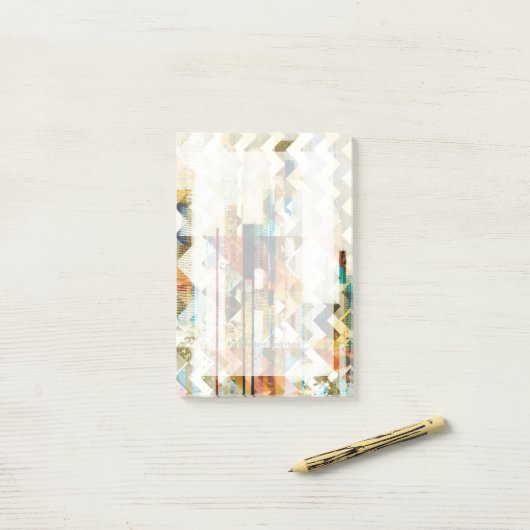 Post-it® Urbain Chevron II (Sur un bureau)