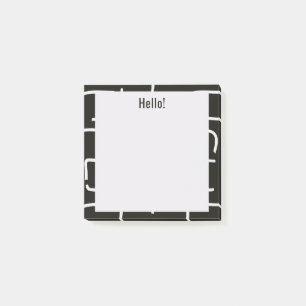 Post-it® Urban Geo Onyx Neutre Motif Blender