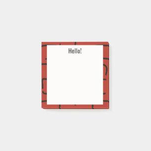 Post-it® Urban Geo Vintage Rouge Motif Blender