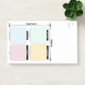 Post-it® Urgent Important Eisenhower Matrix Notes (Bureau)