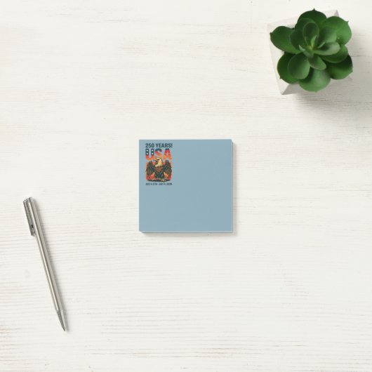Post-it® USA 250 Years – Patriotic Bald Eagle July 4th 2026 (Bureau)