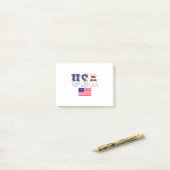 Post-it® Usa Flag-Usa-Flag-America-American-American Flag (Sur un bureau)