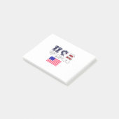 Post-it® Usa Flag-Usa-Flag-America-American-American Flag (Incliné)