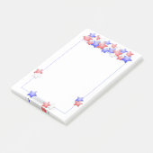 Post-it® USA Independence Day Patriotic Stars American (Incliné)