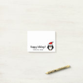 Post-it® Vacances faites sur commande mignonnes de cadeau (Sur un bureau)