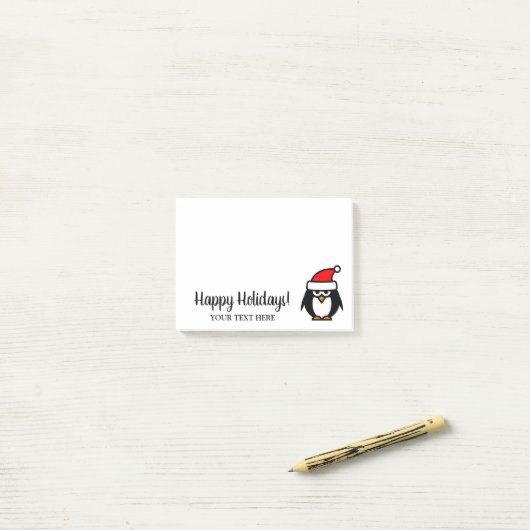 Post-it® Vacances faites sur commande mignonnes de cadeau (Sur un bureau)