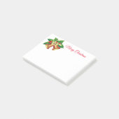 Post-it® Vacances Post-it-Notes-Holly Bells (Incliné)