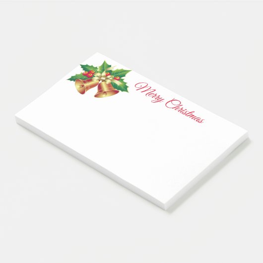 Post-it® Vacances Post-it-Notes-Holly Bells (Incliné)