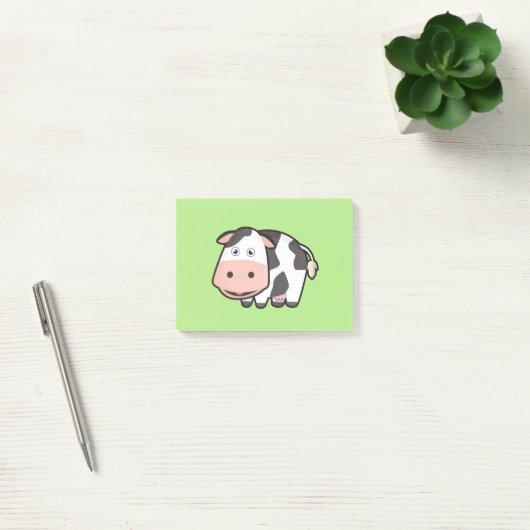 Post-it® Vache à Kawaii (Bureau)