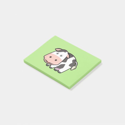 Post-it® Vache à Kawaii (Incliné)