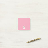 Post-it® Vache d'amour mignonne (Sur un bureau)