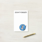 POST-IT® VACHE DE DESSIN FUNNY POST IT NOTEPAD (Sur un bureau)