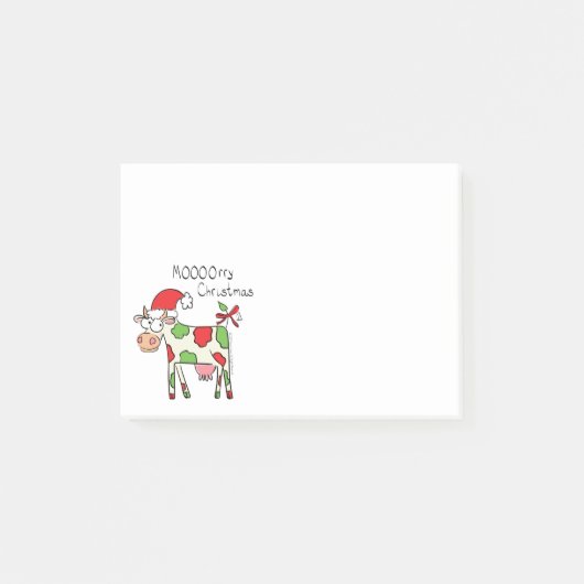 Post-it® Vache de Noël Mignons Enfants (Devant)
