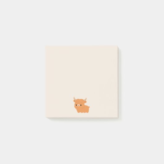 Post-it® Vache des Highlands (Devant)