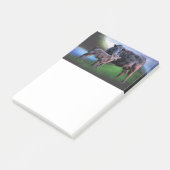 Post-it® Vache et veau au bord d'un lac tranquille à Rollin (Incliné)