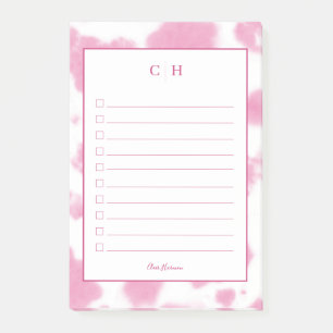 Post-it® Vache rose mignonne Imprimer Rodéo Occidental Mono