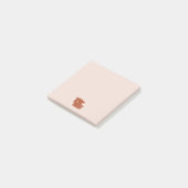 Post-it® Vache rouge suédoise (Incliné)