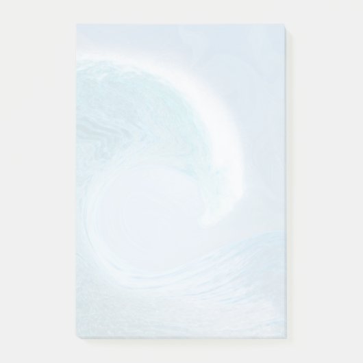 Post-it® Vague Bleue Artistique (Devant)