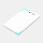 Post-it® Vagues bleues douces abstraites personnalisables (Incliné)