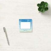Post-it® Vagues Blue Sky Ocean personnalisées (Bureau)