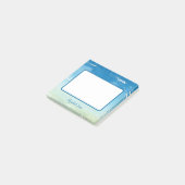 Post-it® Vagues Blue Sky Ocean personnalisées (Incliné)