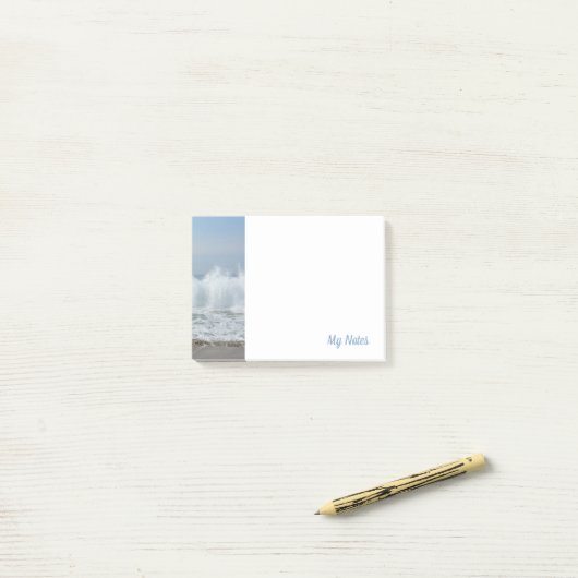 Post-it® Vagues océaniques tropicales (Sur un bureau)