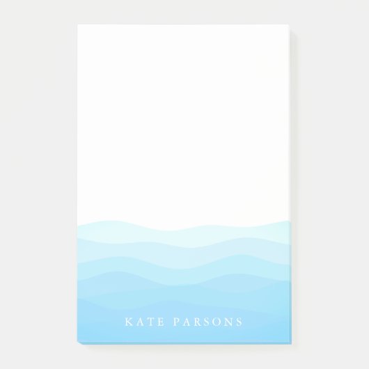 Post-it® Vagues tropicales modernes (Devant)