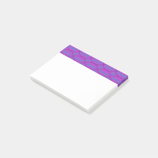 Post-it® Vagues violettes (Incliné)