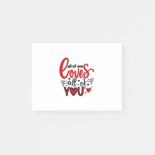 Post-it® Valentine Art All Me Aime Tous