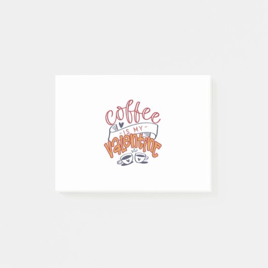 Post-it® Valentine Art Café est ma Saint Valentin (Devant)
