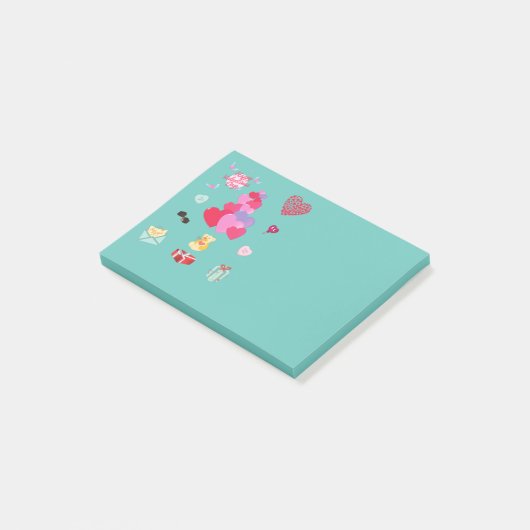 Post-it® " VALENTINE" - Notes (Incliné)