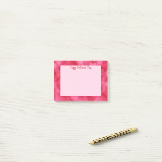 Post-it® Valentines (Sur un bureau)