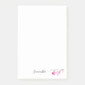 Post-it® Valentine's Personalized String of Hearts (Devant)