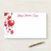 Post-it® Valentines Post-it-Notes (Sur un bureau)