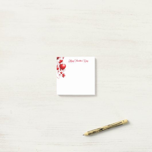 Post-it® Valentines Post-it-Notes (Sur un bureau)