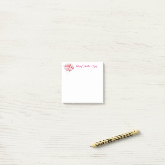 Post-it® Valentines Post-it-Notes (Sur un bureau)