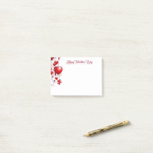 Post-it® Valientines Post-it-Notes (Sur un bureau)