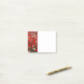 Post-it® Van Gogh Almond Blossoms Rouge (Sur un bureau)