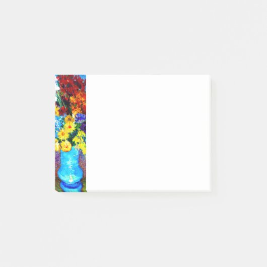 Post-it® Van Gogh Flowers dans un Vase Bleu (Devant)