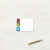 Post-it® Van Gogh Flowers dans un Vase Bleu (Sur un bureau)