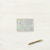 Post-it® Van Gogh Irises Peinture impressionniste (Sur un bureau)
