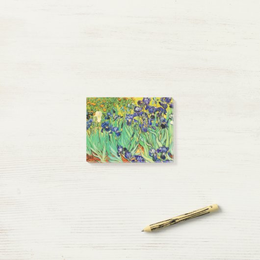 Post-it® van gogh pourpre iris/st. remy (Sur un bureau)