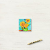 Post-it® Van Gogh Sunflowers (Sur un bureau)