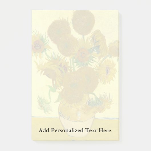 Post-it® Van Gogh| Tournesols| 1888 (Devant)