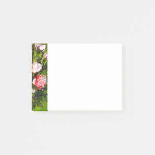 Post-it® Van Gogh Vie morte avec des roses roses roses
