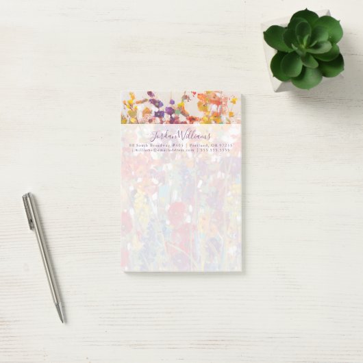 Post-it® Variété de fleurs (Bureau)