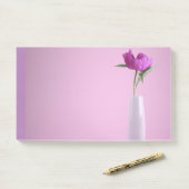 Post-it® Vase de fleurs (Sur un bureau)