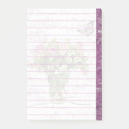 Post-it® Vase de fleurs (Devant)