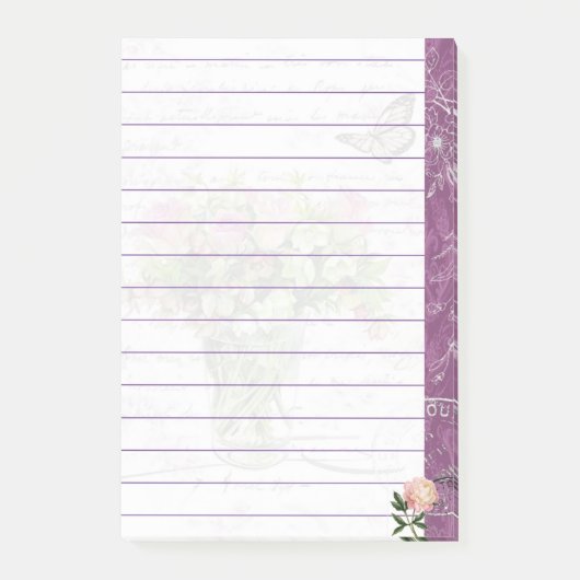 Post-it® Vase floral (Devant)